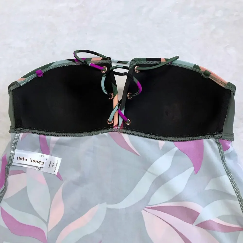 Hula Honey NWOT Tankini Women M
